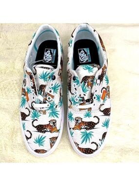New Vans Project Cat Tigers Clemson Sneakers Low Discovery Mens 10.5 women 12